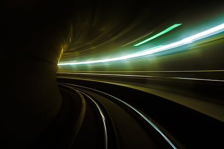 Tunnelbana, utrymme, hastighet, Urban, resor, tegel, tåg