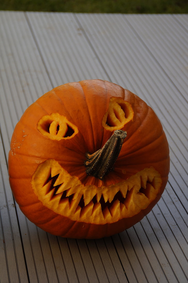 halloween, halloweenkuerbis, carved, pumpkin, autumn, decoration, autumn decoration