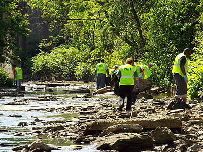 cleanup, water, stream, creek, scenic, environment, cleaner