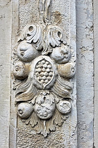stucco relief, stone, historically, old, monument, stony, old town