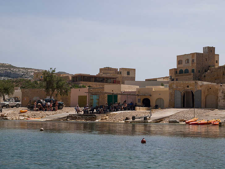 Gozo, zee, dorp