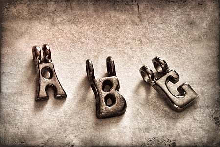 ABC, betűk, ábécé, pótkocsik