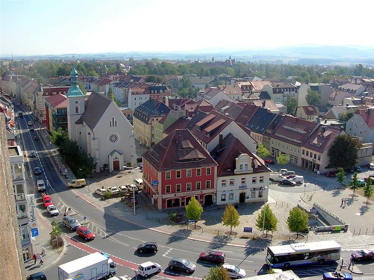 Bautzen, budova, pohled