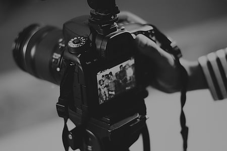 Adult, analog, diafragma, alb-negru, blur, aparat de fotografiat, cinematografie