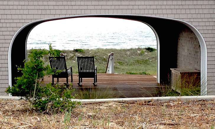 beach, chairs, rest