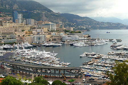 monte carlo, côte d ' azur, port, south of france, yachts, marina, principality of