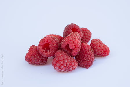 Raspberry, buah-buahan, Berry, Vitamin, lezat, segar konsumsi, Makanan