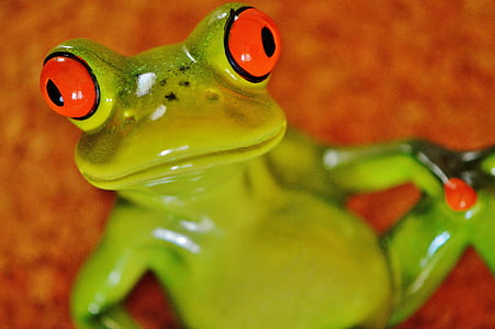 жаба, Смешно, фигура, Сладък, керамични, забавно, жаби