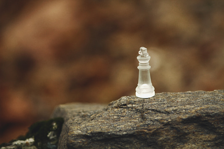 Chess figur, kungen, strategi, schack, spel, framgång, konkurrens