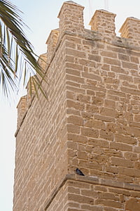 tháp, battlement, Tây Ban Nha, Cadiz