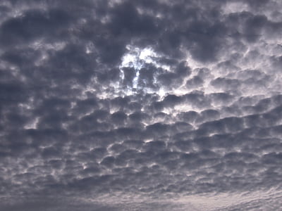 bầu trời, đám mây, màu xám, mặt trời, urokokumo, bầu trời mây