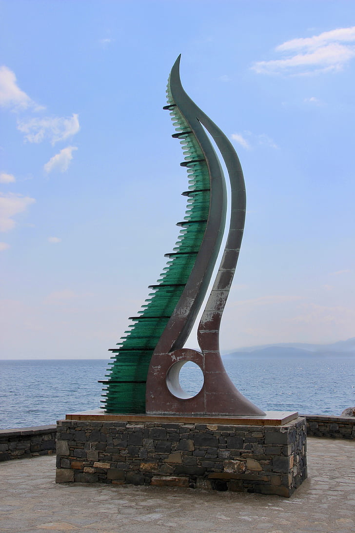 Agios nikolaos, Creta, escultura, lugares de interés, Puerto, arquitectura