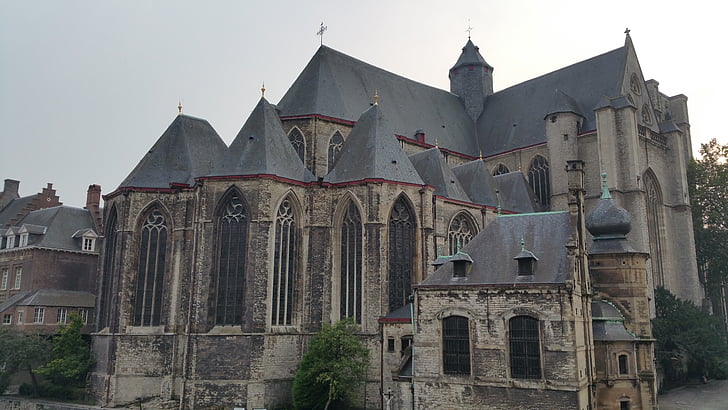 Ghent, Catedral, centro da cidade, Gent, archtecture, Bélgica