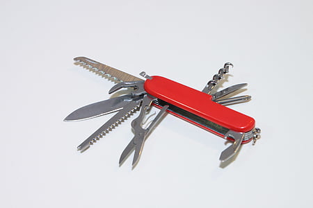 army, clasp, knife, multifunction, penknife, red, swiss