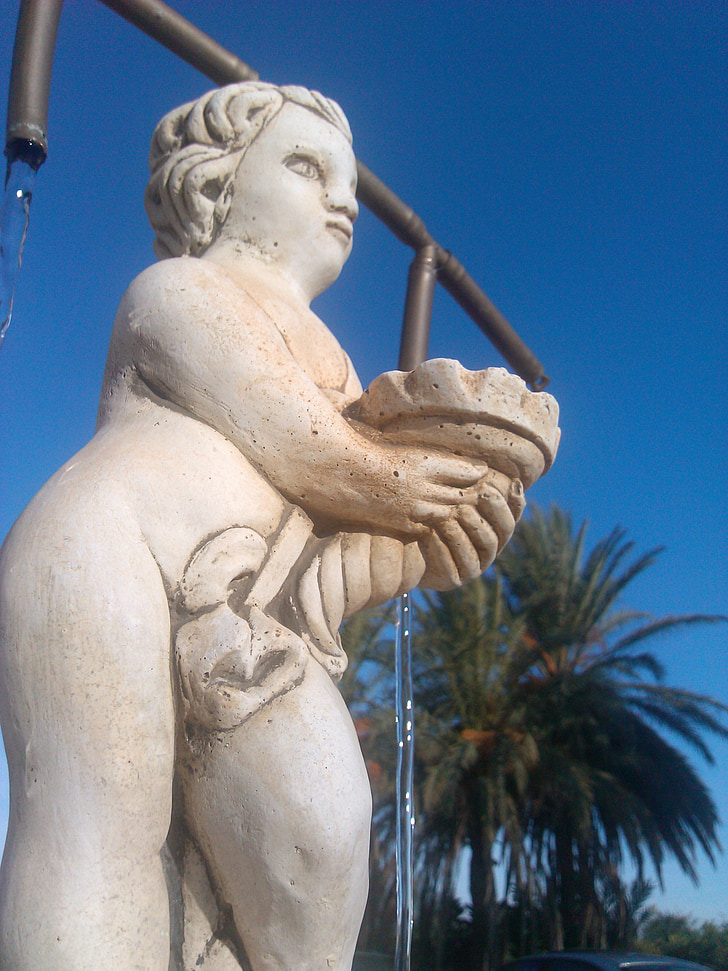 Spanyol, patung, patung, telanjang, Taman, di luar rumah, Monumen