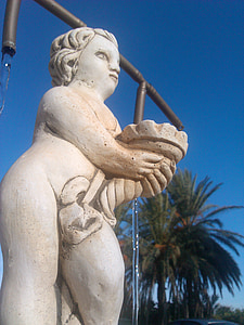 Hispaania, Statue, skulptuur, alasti, Park, Õues, Monument