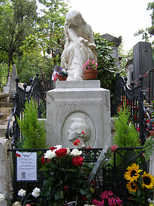 Водопад, Фредерик Шопен, кладбище, отец Лашез, Париж, Франция, Рождение смерть 1810-1849