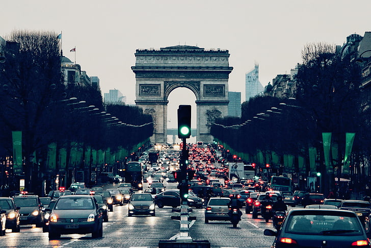 miesta, pamiatka, Architektúra, štruktúra, Paríž, Európa, oblúk
