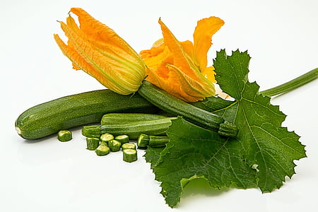 vert, jaune, légumes, alimentaire, courgettes, courgette, courge