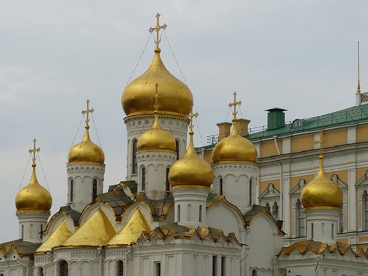Moskva, Ryssland, huvudstad, Kreml, historiskt sett, arkitektur, gamla stan