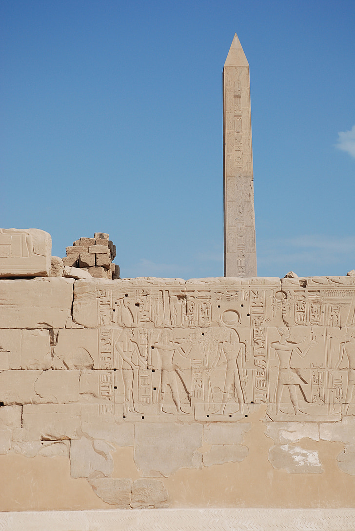 Ai Cập, cổ đại, khảo cổ học, Luxor, Karnak, ngôi đền, Đài kỷ niệm