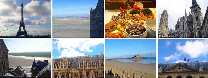 Ranska, Britannian, Beach, Costa, Sea, Holiday, Sand