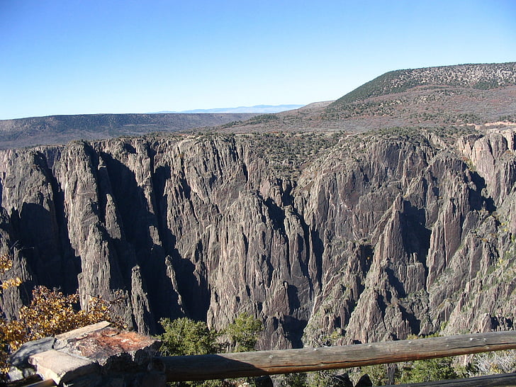 Black canyon, Colorado, kaňon, Příroda, krajina, turistická atrakce, Spojené státy americké