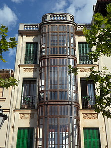 Llucmajor, Art nouveau, Casa, edifício, fachada, elevador, arquitetura