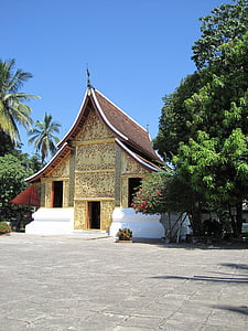 Luang prabang, Laos, altar, templul budist, Palatul Regal