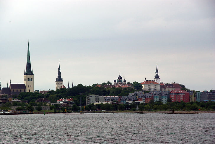 Tallinn, staden, Estland, staden, Europa, arkitektur, stadsbild