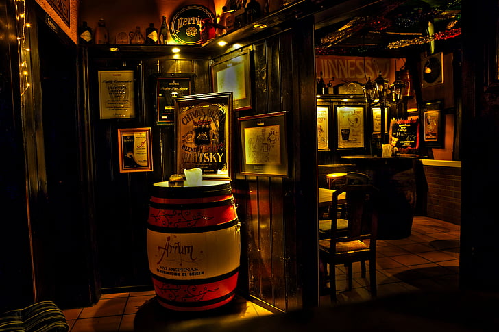 pub, Guinness, Norge, Kilkenny, whisky, steder av interesse, Trykk