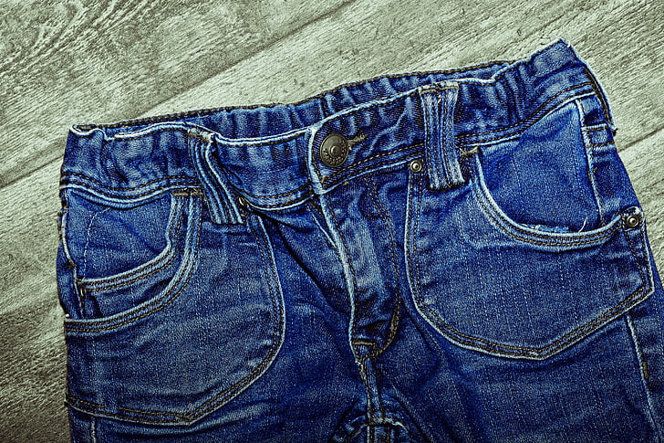 jeans, byxor, kläder, blå, blå jeans, Denim, textil