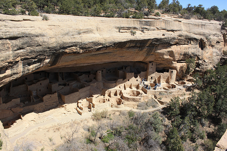 mesa verde, colorado, mesa, verde, national, park, cliff