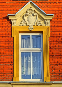 สเกซซีน, windows, สถาปัตยกรรม, หน้าอาคาร, บ้าน, โปแลนด์, อาคาร