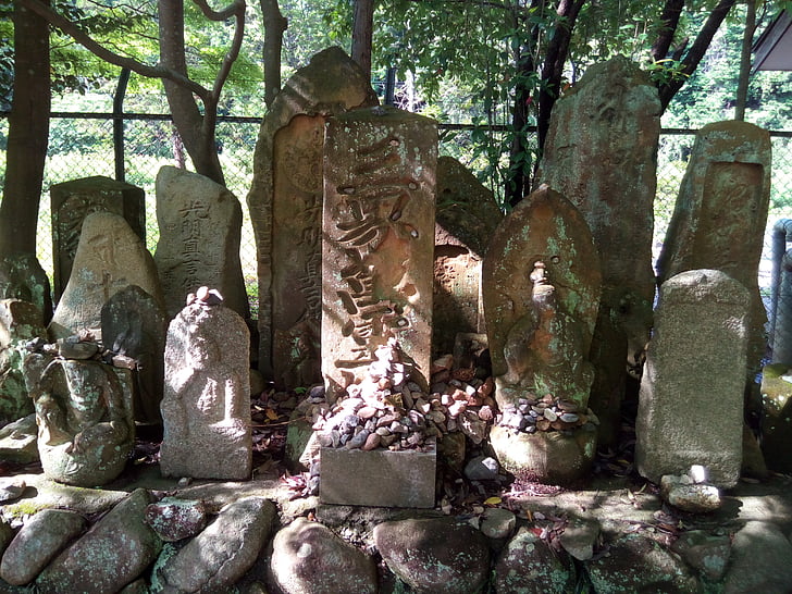 grave, stone monument, japan