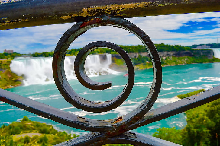 Niagara Şelalesi, çit, Can, Niagara, su, Kanada, Falls