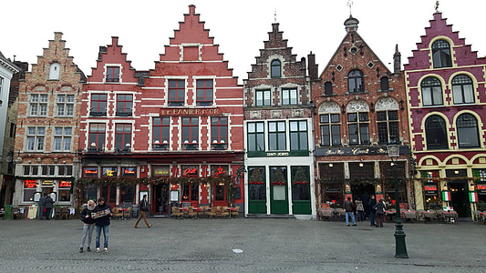 Brugge, culture, maison, Belgique, architecture, l’Europe, voyage