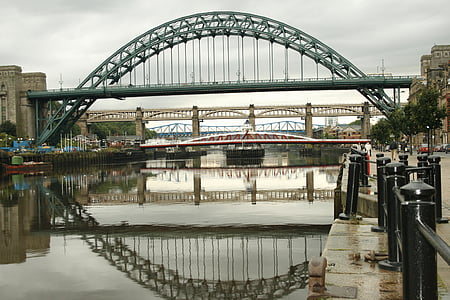 Newcastle upon tyne bridge, Newcastle upon tyne byen, Newcastle upon tyne landemerke