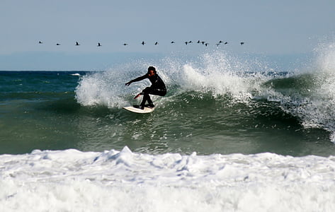 surfeur, planche de surf, Surf, Surf, Loisirs, Skill, plage