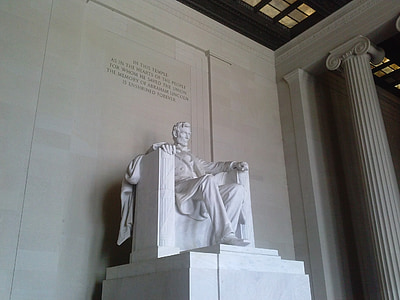 Lincoln Anıtı, Abraham lincoln, Washington dc, DC, İbrahim, Başkan, Lincoln