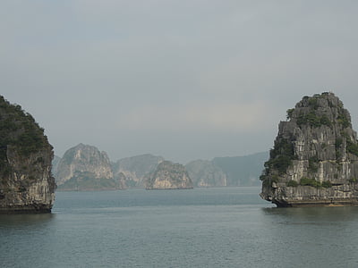 Vietnam, Bahía de Halong, Scenic, crucero, vacaciones, Asia, agua