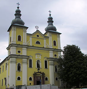 Baia mare, Transsylvanien, kyrkan, religion, gamla, historiska, monumentet
