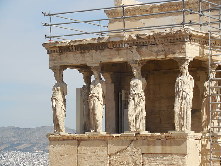 Athena, Yunani, kuno, Yunani, Eropa, arsitektur, Landmark