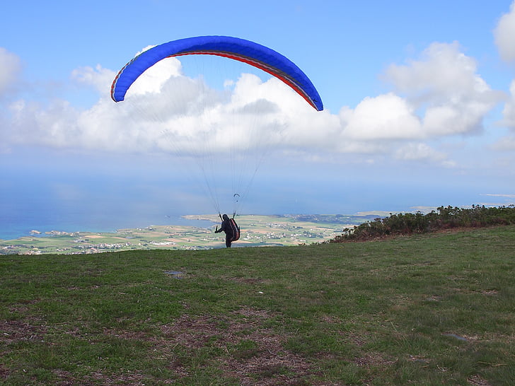 paragliding, sport, risk
