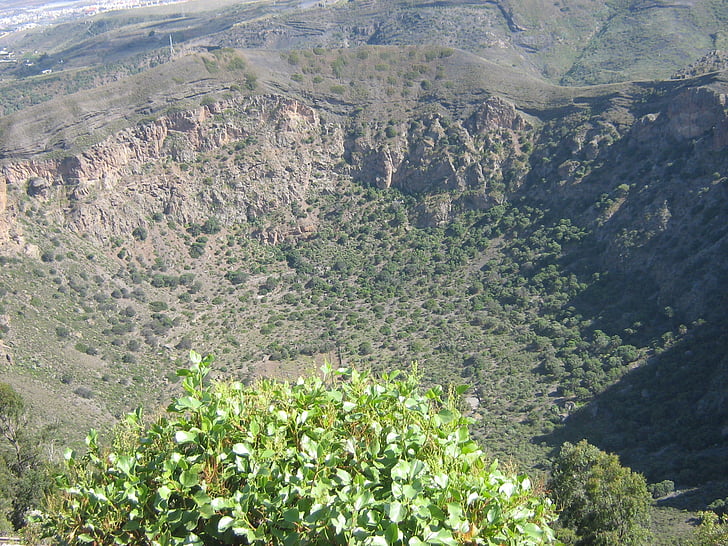 tulivuori, Gran Canarialla, maisema, Luonto, Mountain, kesällä