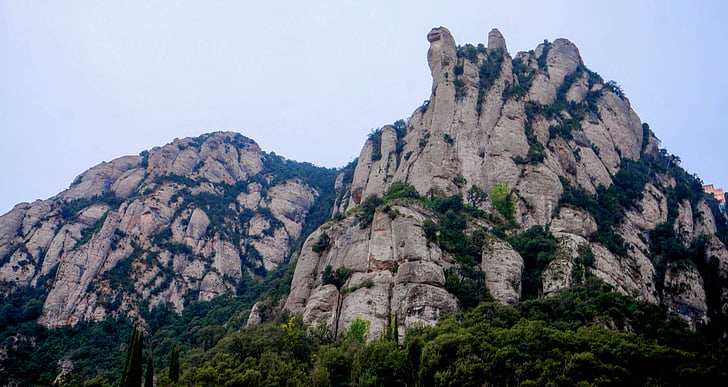 Montserrat, berg, natuur, Spanje, reizen, Europa, Catalonië