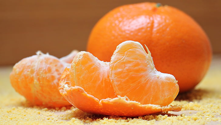 tangerines, citrus, fruit, clementines, citrus fruit, vitamins, juicy