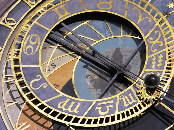 orloj, clock, time, time indicating, monument, czech republic, the market