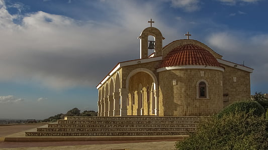 Кипр, Айя-Напа, Айос epifanios, Церковь, Православные, Архитектура, Религия