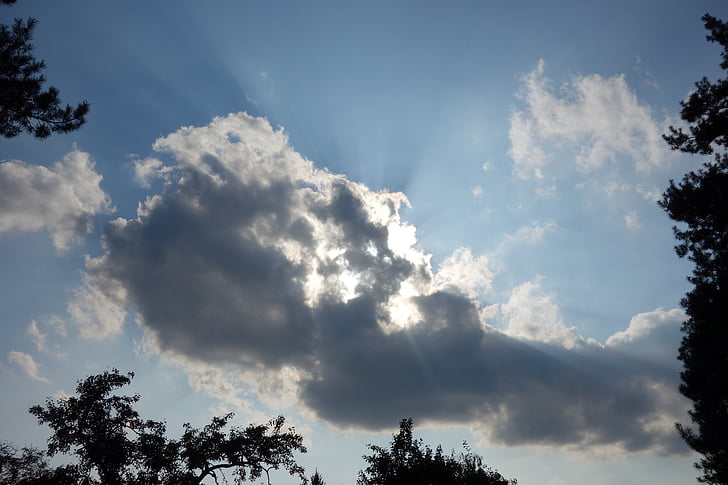 oblak, Djelomična naoblaka, kumulus, formaciju oblaka